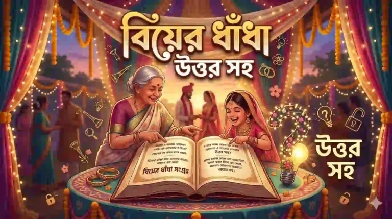 সেরা বিয়ের ধাঁধা উত্তর সহ: আসর জমানোর মজার কালেকশন