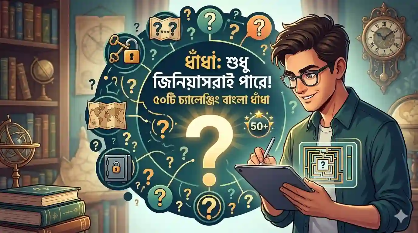 ধাঁধা: শুধু জিনিয়াসরাই পারে! ৫০টি চ্যালেঞ্জিং বাংলা ধাঁধা (২০২৬)
